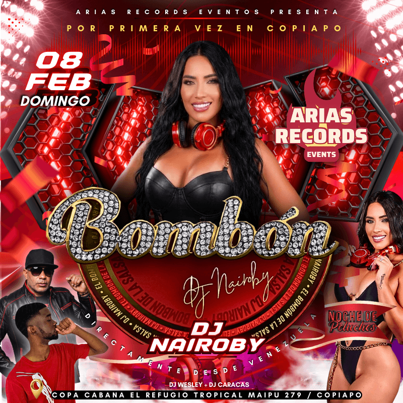 DJ NAIROBY EL BOMBOM DE LA SALSA EN COPIAPO image}